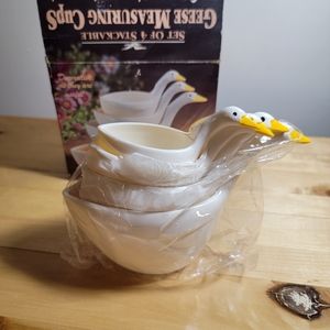Vintage Geese Measuring Cups
